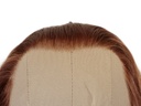 Film Lacefront Wig 100% handtied - Euro hair 17.7inch Medium Auburn Blond