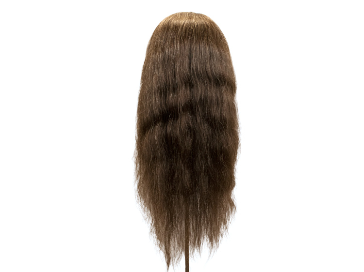 Film Lacefront Wig 100% handtied - Euro Hair 17.7-21.6inch Dark Grey