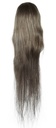 Film Lacefront Wig 100% handtied - Euro hair 15.7-31.5inch Dark Grey