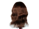 Film Lacefront  Woman Wig 100% handtied - European hair, 16inch Dark Brown
