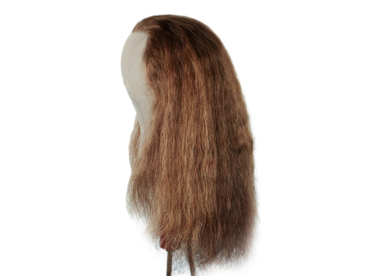 Film Lacefront Wig 100% handtied 45cm (tapered) Brown