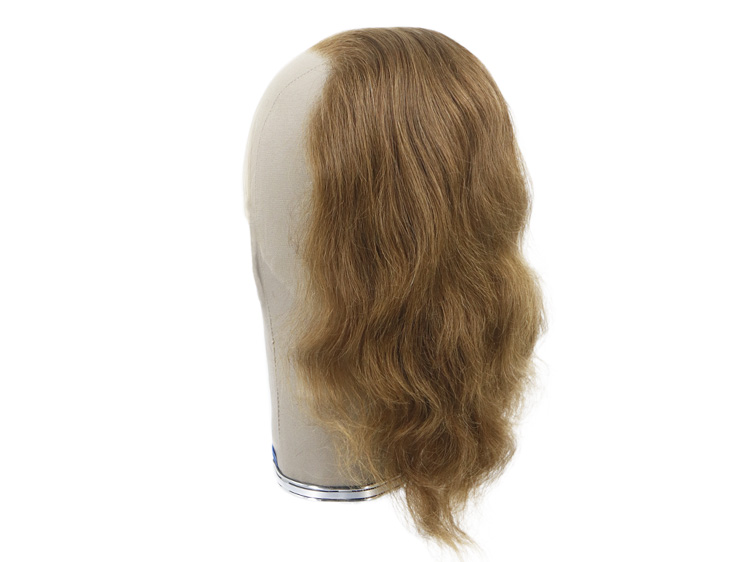 Film Lacefront Wig 100% handtied  - Euro Hair 9.8Inch Brown