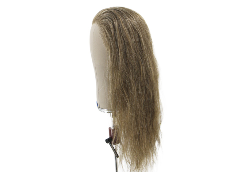 ATB Filmwig 100% Euro Hair Ø59cm, Length:55-60cm, #Dark- Braun-Grey
