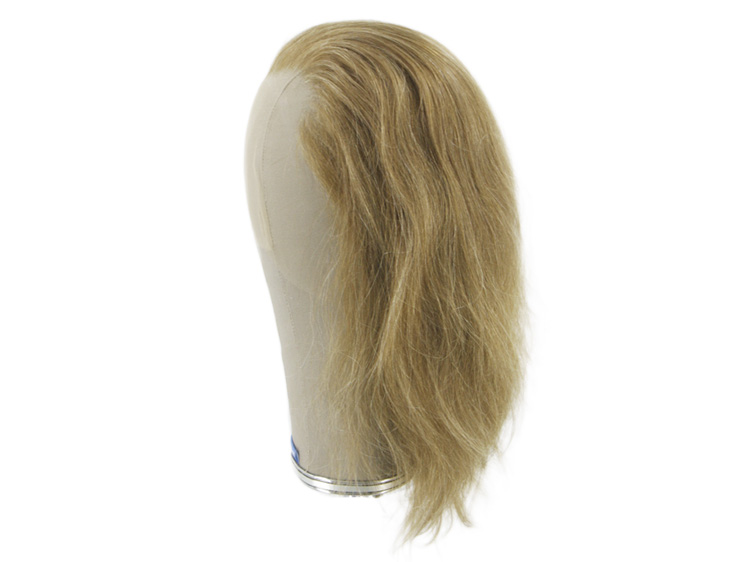 Filmperücke 100% handgeknüpft mit Tüllansatz - Euro Haar 25-30cm Rotblond