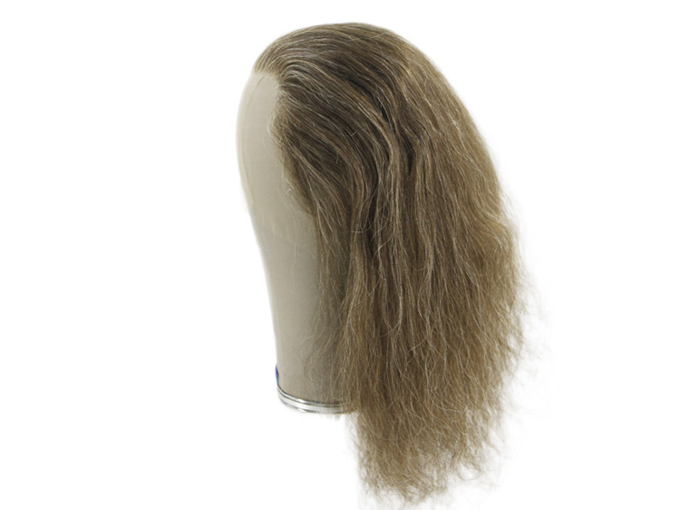 Film Lacefront Wig 100% handtied Ø57 Length 40-45 cm Brown-Grey