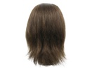 Film Lacefront Wig 100% handtied - Euro hair 7.8inch Dark Brown