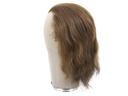 Film Lacefront Wig 100% handtied - Euro Hair 7.8-9.8Inch Dark Brown 