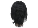 Film Lacefront Wig 100% handtied - Euro Hair 7.8Inch Off Black 