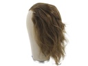 ATB film wig 100% Euro hair Ø60cm, length: 20-25cm,parting middle #Dark brown