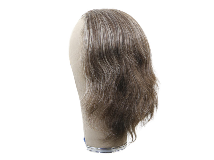 Film Lacefront Wig 100% handtied - Euro Hair 9.8Inch  Tritone in Dark Brown