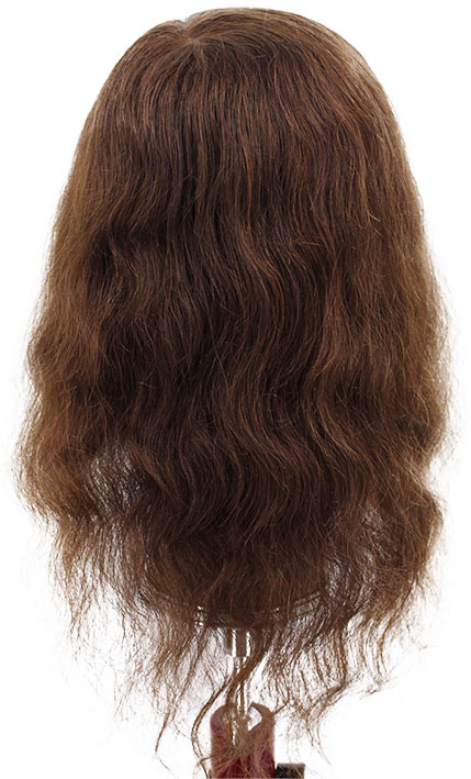 ATB Film Lacefront Woman Wig 100% Handtied  – Euro Hair, 13.8Inch Medium Blonde & Dark Brown