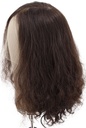 ATB Film Lacefront Woman Wig 100% handtied– Euro Hair, 11.8-13.8Inch, Medium Brown & Dark Brown 