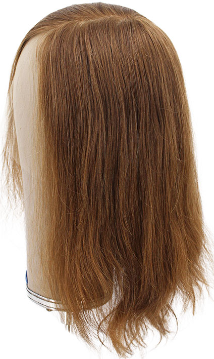 ATB Film Lacefront Woman Wig 100% handtied– Euro Hair, 11.8Inch, Medium Blond & Dark Blond