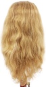 ATB Film Lacefront Woman Wig 100% Handtied  – Euro Hair, 11.8Inch, Medium Bright Blonde & Medium Blonde