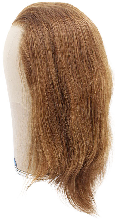 ATB Film Lacefront Woman Wig 100% handtied– Euro Hair, 12.6Inch, Medium Blonde & Dark Blonde