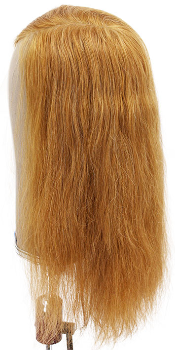 ATB Film Lacefront Woman Wig 100% handtied– Euro Hair, 13.8Inch, Blonde & Medium Light blonde