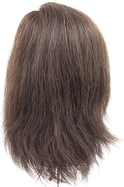 ATB Film Lacefront Man Wig 100% handtied – Euro Hair, 9.8Inch, Dark Brown