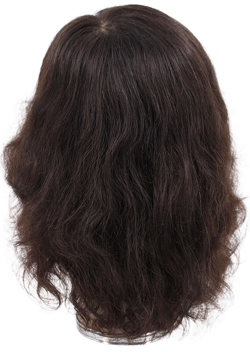 ATB Film Lacefront Man Wig 100% handtied – Euro Hair,7.9-9.8Inch, Dark Brown 