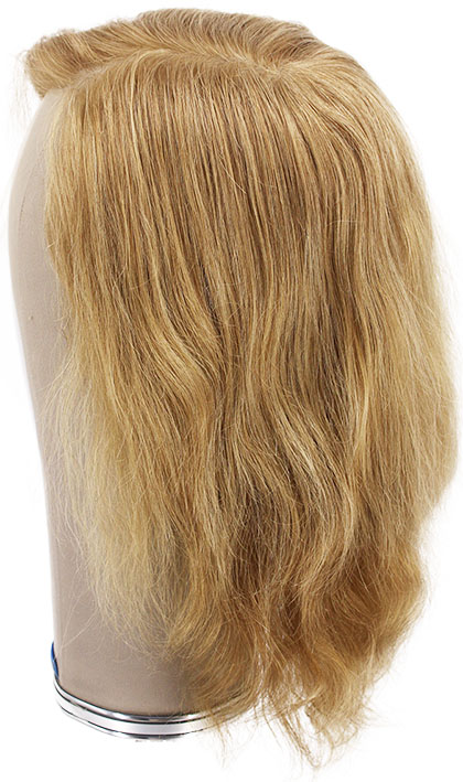 ATB Film Lacefront Man Wig 100% handtied – Euro Hair, 7.9-9.8Inch, Medium Bright Blonde &  Medium Blonde