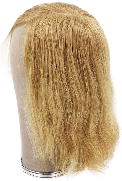 ATB Film Lacefront Man Wig 100% handtied – Euro Hair, 7.9-9.8Inch, Blonde & Medium Light Blonde