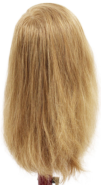 ATB Film Lacefront Woman Wig 100% handtied– Euro Hair, 11.8-13.4Inch, Medium Bright Blonde &  Medium Blonde