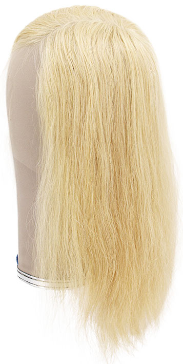 ATB Film Lacefront Woman Wig 100% handtied– Euro Hair, 11.8-13.8Inch,  Light Bright Blonde &  Blonde    