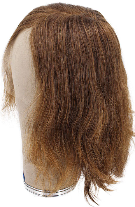 ATB Film Lacefront Woman Wig 100% handtied – Euro Hair, 11.8Inch, Medium Blond & Dark Blond