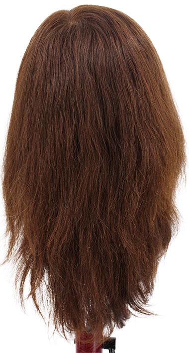 ATB Film Lacefront Woman Wig 100% handtied – Euro Hair, 11.8Inch, Medium Blonde & Dark Blonde