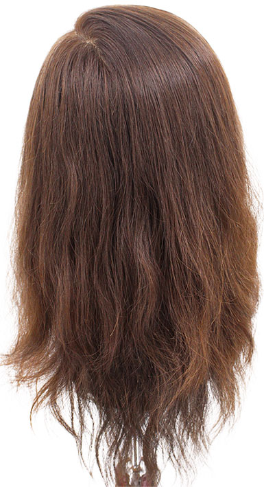 ATB Film Lacefront Woman Wig 100% handtied – Euro Hair, 11.8Inch, Medium Blonde & Dark Blonde