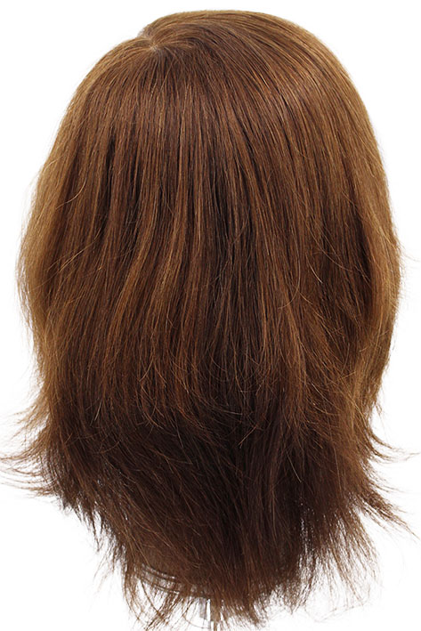 ATB Film Lacefront Man Wig 100% handtied – Euro Hair, 9Inch, Medium Brown