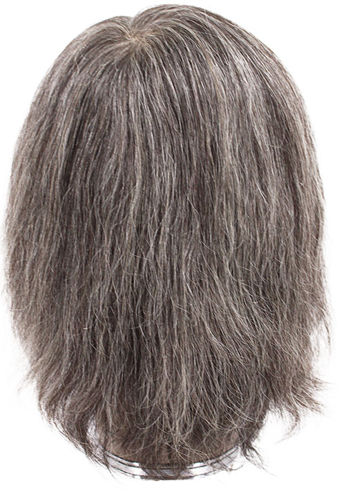 ATB Film Lacefront Man Wig 100% handtied – Euro Hair, 7.9-9Inch, Tritone Grey