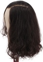 ATB Film Lacefront Woman Wig 100% handtied– Euro Hair,9.8-16inch, Dark Brown