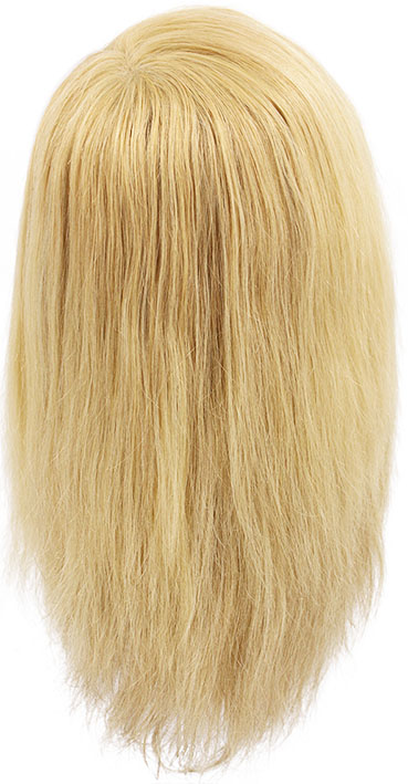 ATB Film Lacefront Man Wig 100% handtied – Euro Hair, 9.5-9.8Inch, Light Blonde & Medium Bright Blonde