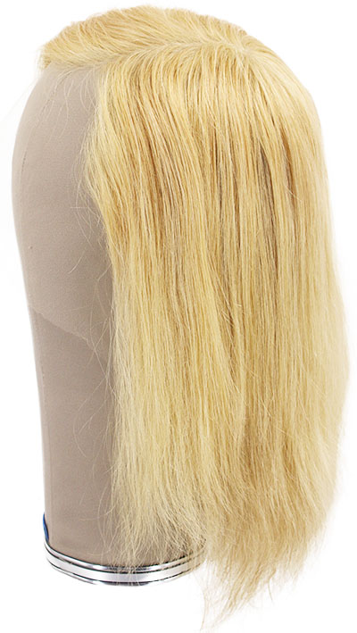 ATB Film Lacefront Man Wig 100% handtied – Euro Hair, 9.5-9.8Inch, Light Blonde & Medium Bright Blonde