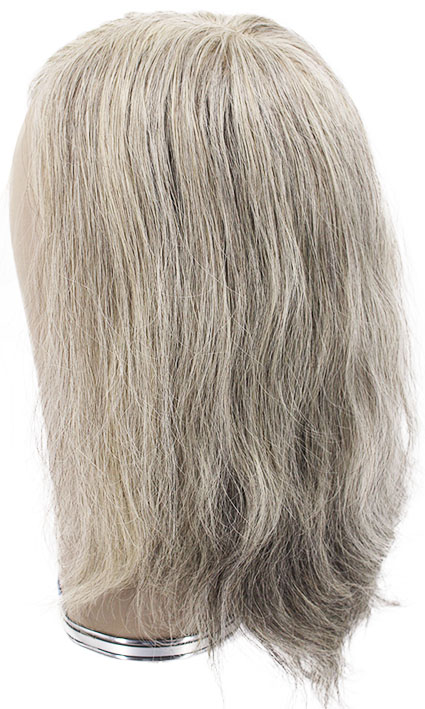 ATB Film Lacefront Woman Wig 100% Handtied  – Eurohair, 9.8Inch-11.8Inch, Tritone Medium Grey