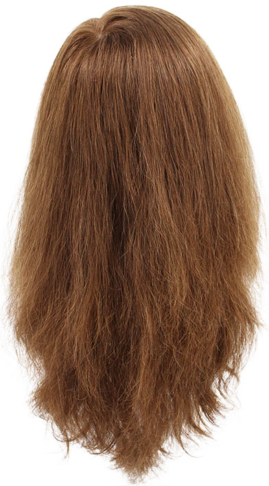 ATB Film Lacefront Woman Wig 100% handtied– Euro Hair, 11.8-13.8Inch,  Medium Blonde & Dark Blonde 