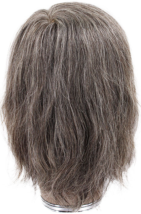 ATB Film Lacefront Man Wig 100% handtied – Euro Hair, 5.9-7.9Inch, Tritone Grey