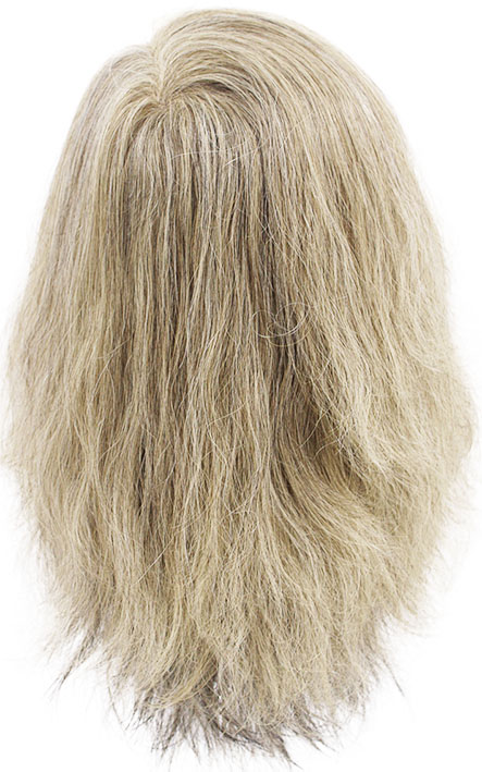 ATB Film Lacefront Man Wig 100% handtied – Euro Hair, 9-9.8Inch,  Tritone Medium Grey 