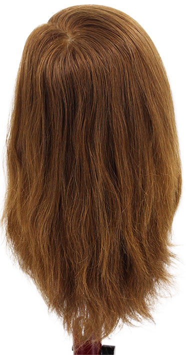 ATB Film Lacefront Woman Wig 100% handtied – Euro Hair, 11.8Inch, Medium Bright Blonde & Medium Blonde