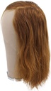 ATB Film Lacefront Woman Wig 100% handtied – Euro Hair, 11.8Inch, Medium Bright Blonde & Medium Blonde