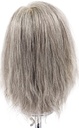 ATB Film Lacefront Woman Wig 100% handtied – Euro Hair, 3.9-13Inch, Tritone Grey
