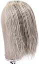 ATB Film Lacefront Woman Wig 100% handtied – Euro Hair, 3.9-13Inch, Tritone Grey