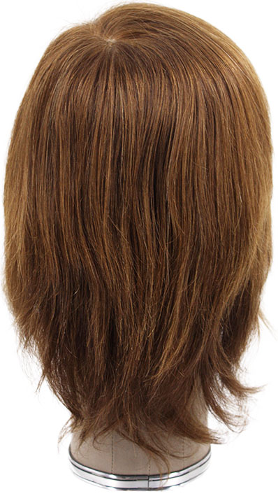 ATB Film Lacefront Man Wig 100% handtied – Euro Hair, 6.7Inch, Medium Blonde & Dark Blonde