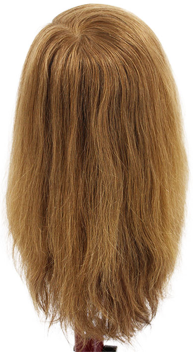 ATB Film Lacefront Woman Wig 100% handtied – Euro Hair, 9.8-12.6Inch, Medium Bright Blonde