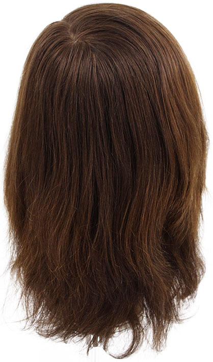 ATB Film Lacefront Man Wig 100% handtied – Euro Hair, 9.8Inch,  Medium Bright Blonde &  Dark Blonde