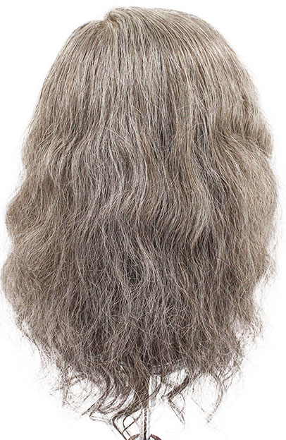 ATB Film Lacefront Woman Wig 100% handtied – Best Remy Hair, 11.8-13.8Inch,  Tritone Medium Grey