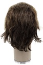 Woman Wig, Back wefted front  Hantied in Theatre lace, Human Hair 12cm (68gr), color Brown Grey