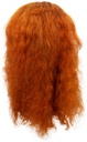 Woman Wig, 100%Hantied in  Hard front with panel wefted , Yak Hair 25cm (278gr), color Custom Orange