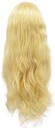 Woman Wig, Back Wefted part knotting in hard front , Human Hair 65cm (268gr), color Blond