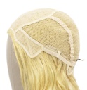 Woman Wig, Back Wefted part knotting in hard front , Human Hair 65cm (268gr), color Blond